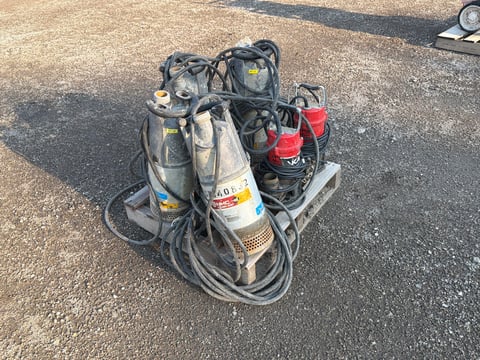 Pallet of Submersible Dewatering Pumps — photo 4