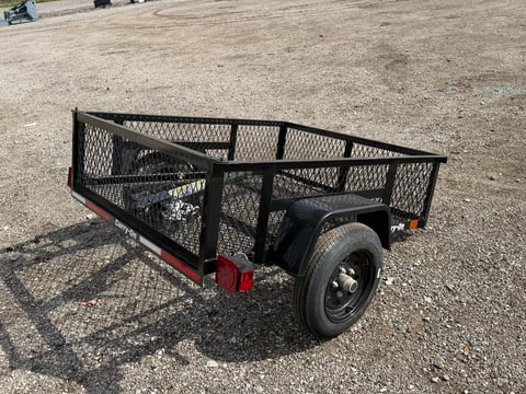Carry-On 4ft x 5ft High Mesh Side Utility Trailer — No Title, Bill of Sale Only — photo 4