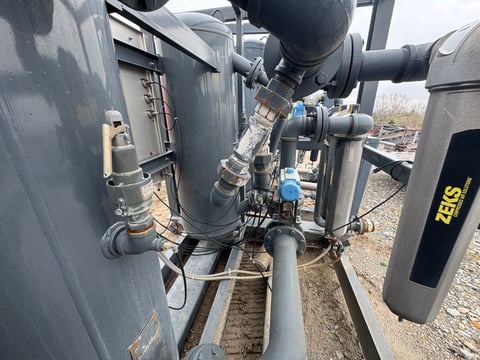 2019 Zeks 1550CFM Eclipse Skid-Mounted Desiccant Air Dryer System — photo 9