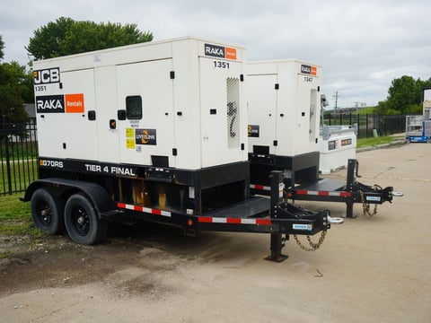 2022 JCB G70RST4F 70KVA Towable Diesel Generator — photo 3