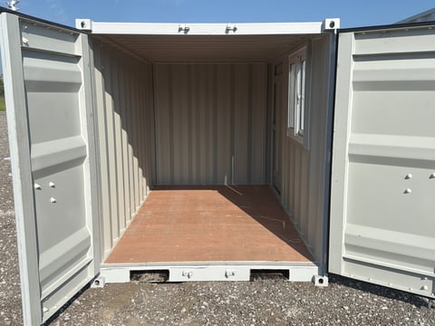 10ft Shipping Container with Window (One Trip, Unused) — photo 5