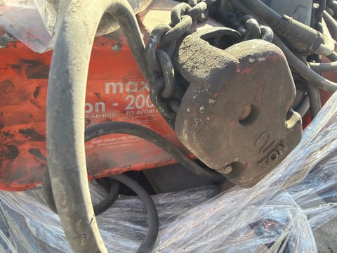 (2) cm Valustar 2 Ton Electric Chain Hoists — photo 5