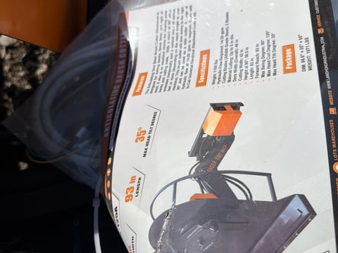 2026 LandHonor Abc-13-125A 42in Skid Steer Articulating Brush Cutter (Unused) — photo 5