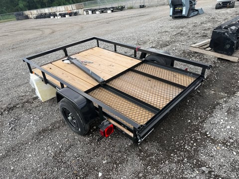 Carry-On 5ft x 8ft Wood Floor Utility Trailer — photo 5