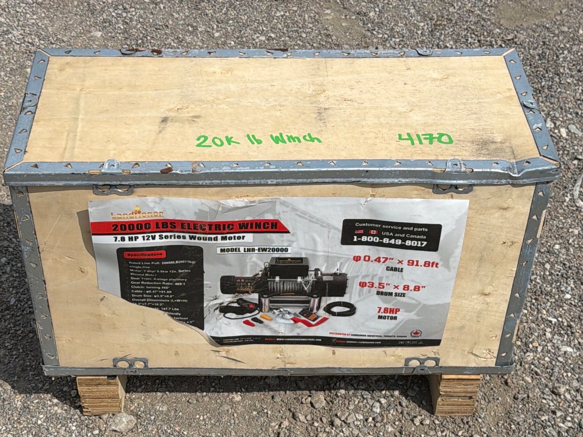 LandHonor 20,000 lb Electric Winch