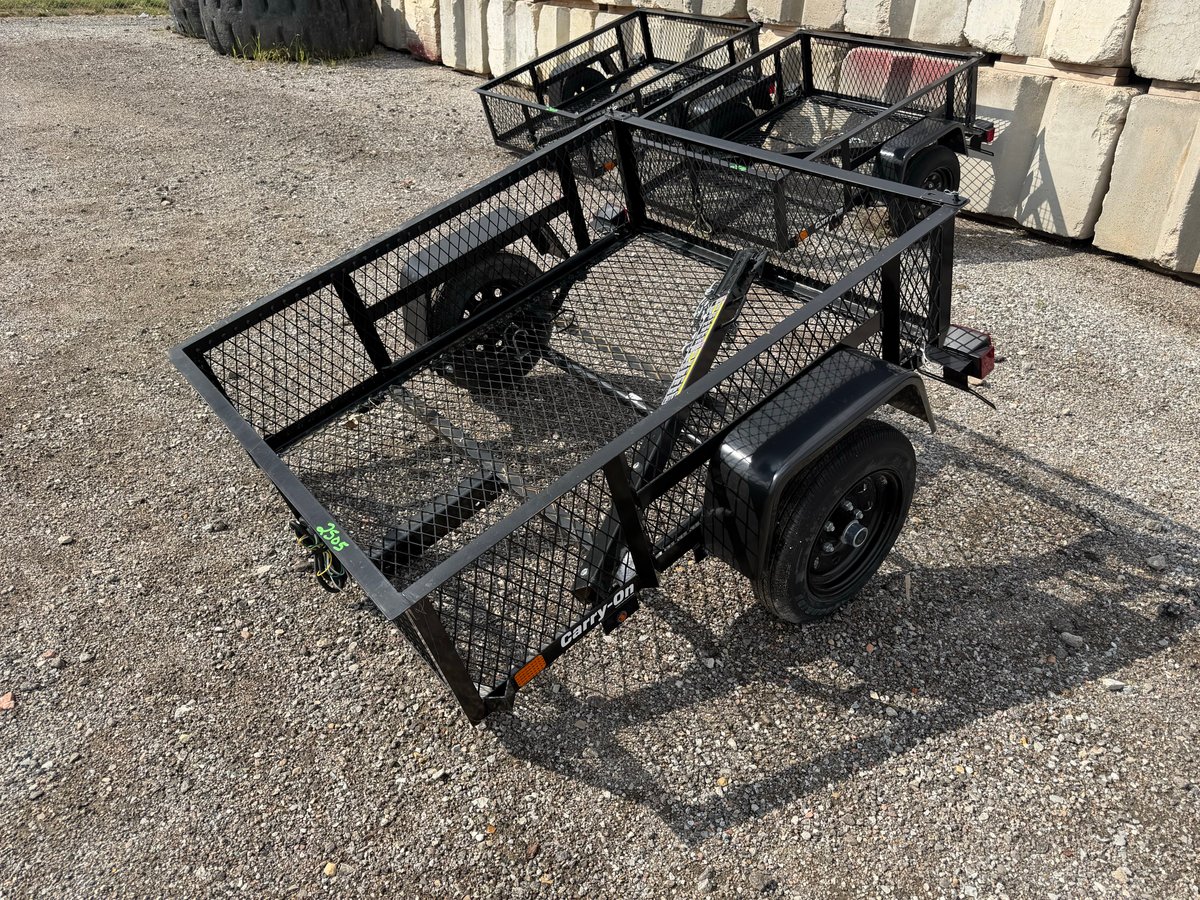 Carry-On 4ft x 5ft High Mesh Side Utility Trailer — No Title, Bill of Sale Only