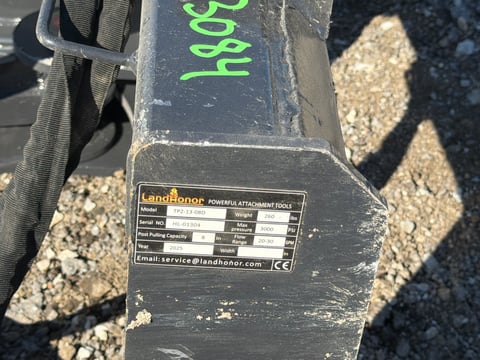 2025 LandHonor TP2-13-08D Skid Steer Tree and Post Puller (Unused) — photo 5