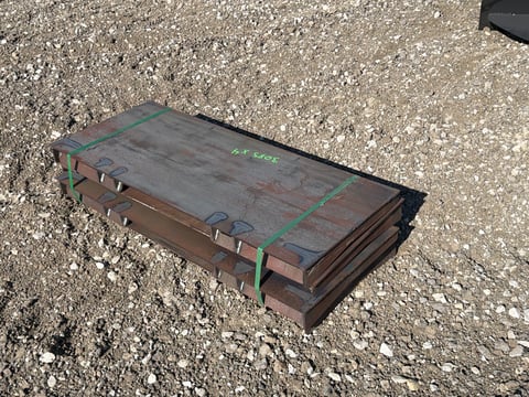 Qty of (4) Skid Steer Universal Quick-Attach Weld-On Mount Plates (Unused) — photo 1