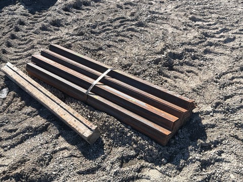(58) 3in x 2in Steel Angle Iron, 49in Long — photo 3
