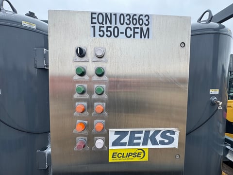 2019 Zeks 1550CFM Eclipse Skid-Mounted Desiccant Air Dryer System — photo 4