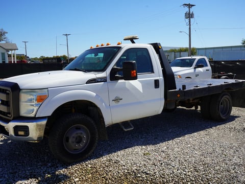2012 Ford F-350 Flatbed Truck — photo 1