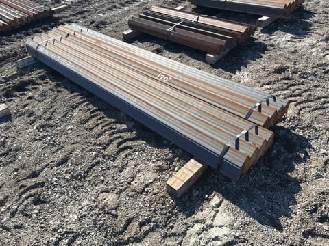 (106) Steel Angle Iron, 2 Bundles, 120in Long — photo 2