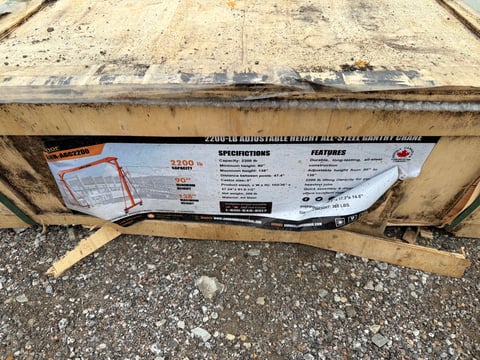 LandHonor LNR-AGC2200 2,200 LB Adjustable Height All-Steel Gantry Crane — photo 2