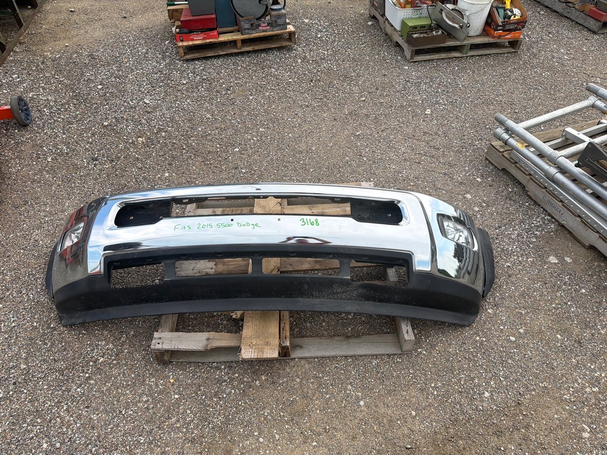 Chrome Front Bumper — Fits 2015 Dodge 5500