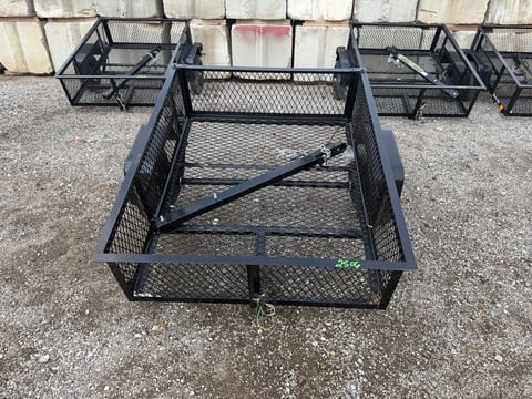 Carry-On 4ft x 5ft High Mesh Side Utility Trailer — No Title, Bill of Sale Only — photo 2