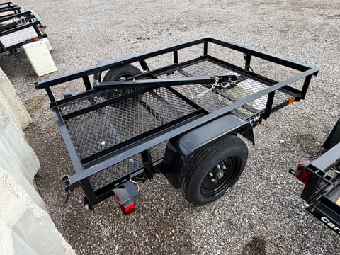 Carry-On 4ft x 6ft Mesh Floor Utility Trailer — No Title, Bill of Sale Only — photo 4
