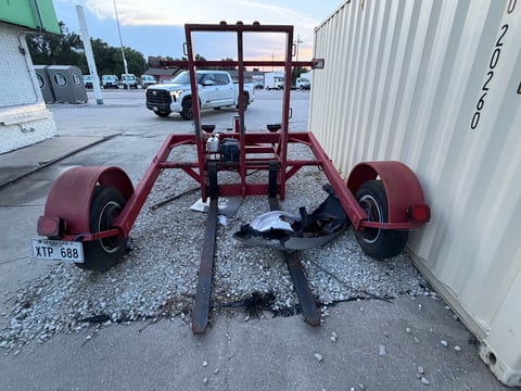 2016 Spirit of America PPC 45LR Adjustable Fork Pallet Trailer — photo 4