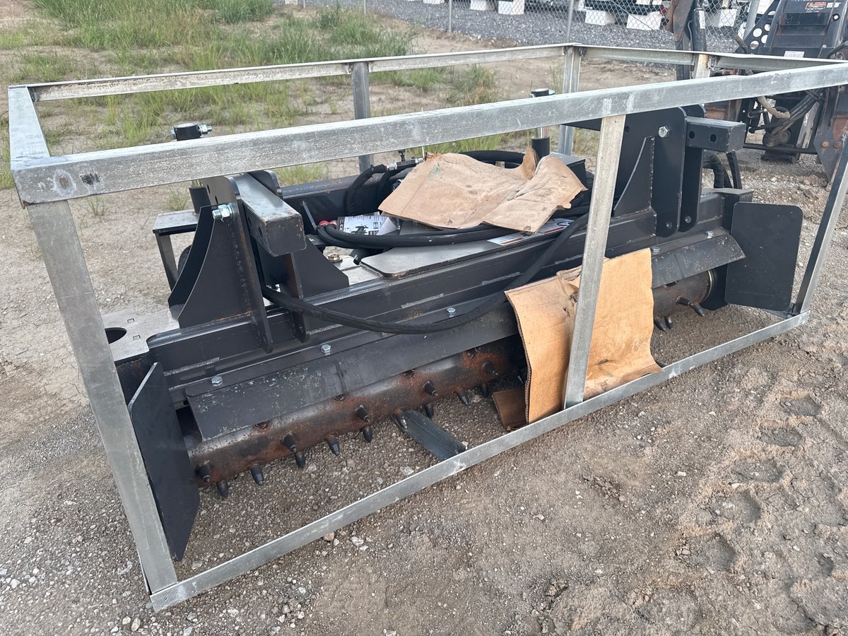 2025 LandHonor PR-12-72W 72in Skid Steer Power Rake (Unused)