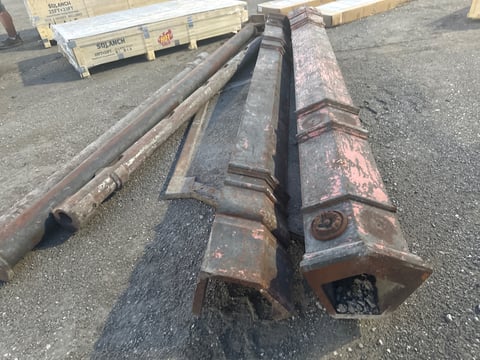 Lot of Steel Building Posts and Columns — photo 2