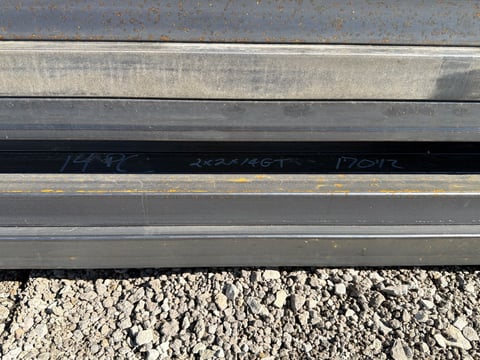 2 Bundles of Steel Square Tubing, Incl. (14) 2in x 2in 14 Ga, 170.5in Long — photo 5