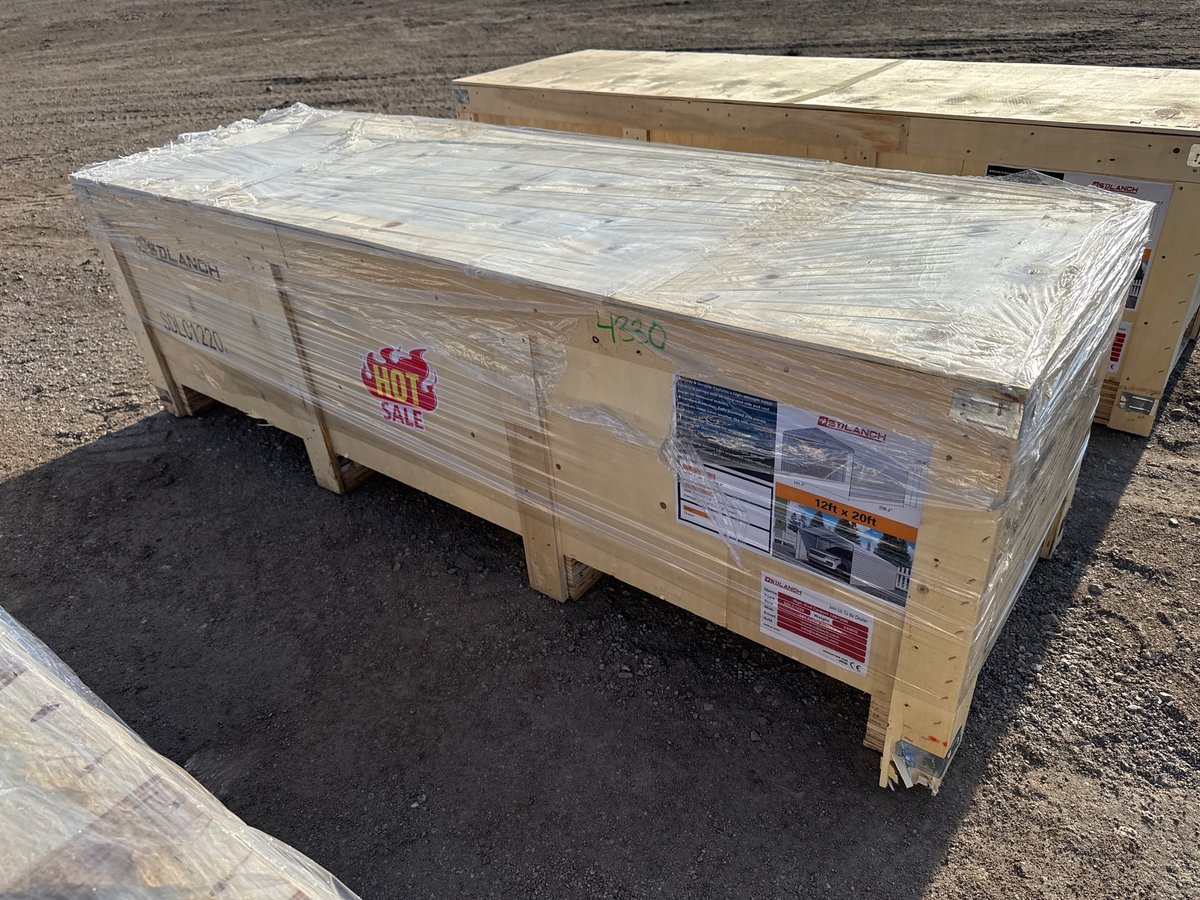 SDLANCH SDLC1220 12ft x 20ft High-End Carport (Unused)