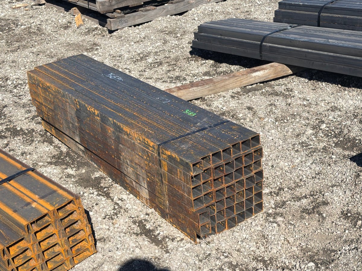 (56) Steel Square Tubing, 61.75in Long
