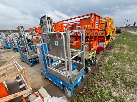 2019 Genie GR-20 Vertical Mast Lift Inoperable — photo 12