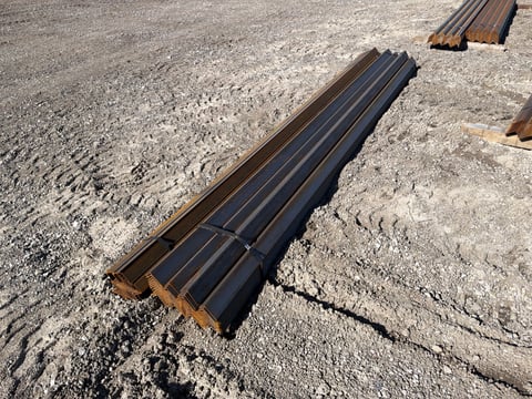 2 Bundles of 3in x 2in Steel Angle Iron, 144in Long, 102+ Pcs — photo 4