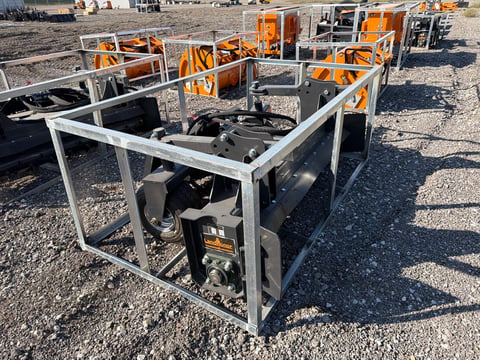 2026 LandHonor PR-12-72W 72in Skid Steer Power Rake (Unused) — photo 4