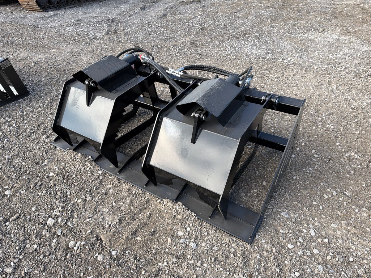 2026 GIYI GY-HWG72 72in Skid Steer Hydraulic Grapple Bucket (Unused)