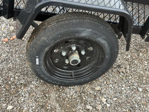 Carry-On 4ft x 5ft High Mesh Side Utility Trailer — No Title, Bill of Sale Only — photo 7