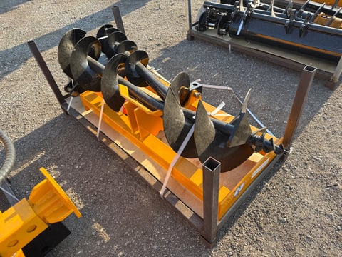 2026 Giyi Skid Steer Loader Auger and Extra Rod (Unused) — photo 3