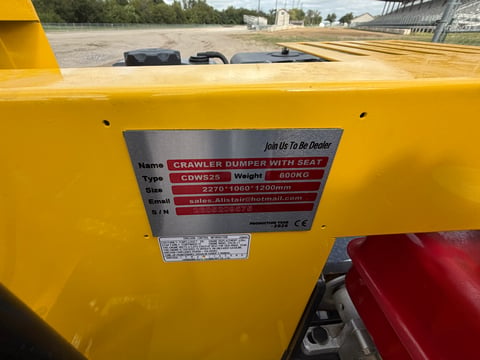 2026 SDLANCH CDWS25 Crawler Dumper with Seat (Unused) — photo 10