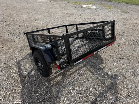 Carry-On 4ft x 5ft High Mesh Side Utility Trailer — No Title, Bill of Sale Only — photo 5