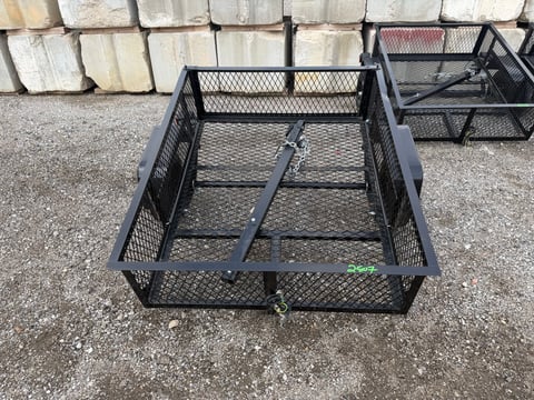 Carry-On 4ft x 5ft High Mesh Side Utility Trailer — No Title, Bill of Sale Only — photo 2