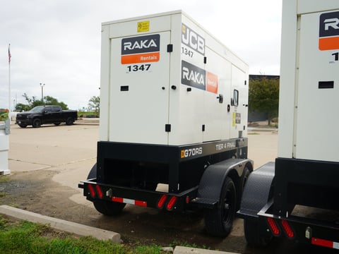 2022 JCB G70RST4F 70KVA Towable Diesel Generator — photo 4