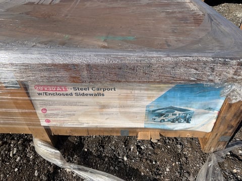 SDLANCH SDLC2030FT 20ft x 30ft All-Steel Carport (Unused) — photo 2