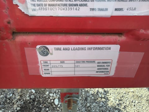 2016 Spirit of America 45LR Hydraulic Pallet Fork Trailer — photo 12