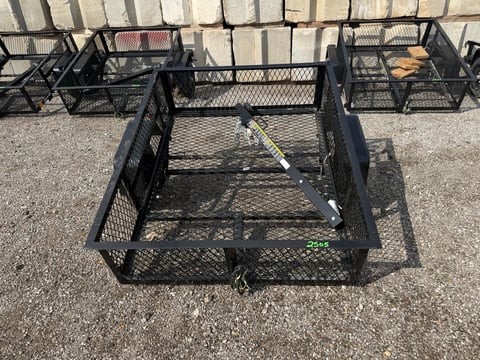 Carry-On 4ft x 5ft High Mesh Side Utility Trailer — No Title, Bill of Sale Only — photo 2