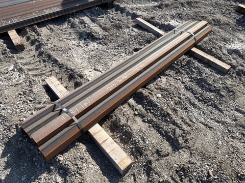 (42) 3in x 2in x 1/4in Steel Angle Iron, 96in Long, 1,124 LB — photo 2