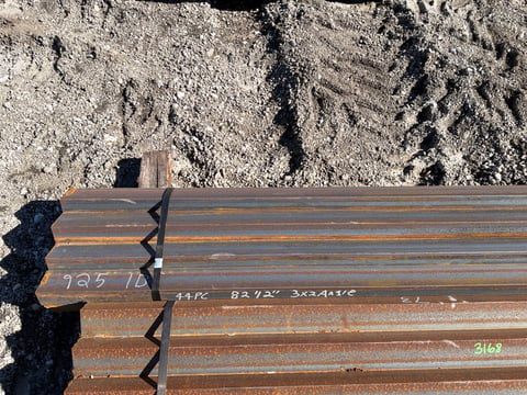 (103) 3in x 2in Steel Angle Iron, 2 Bundles, 73in & 82.5in Long — photo 6