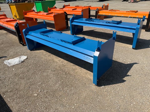 Kit Containers 8' Skid Steer Economy Pusher — photo 3