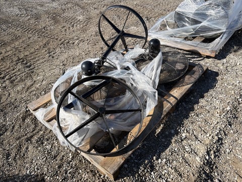 (2) Dayton 2RDZ7A 30" Oscillating Pedestal Fans — photo 4