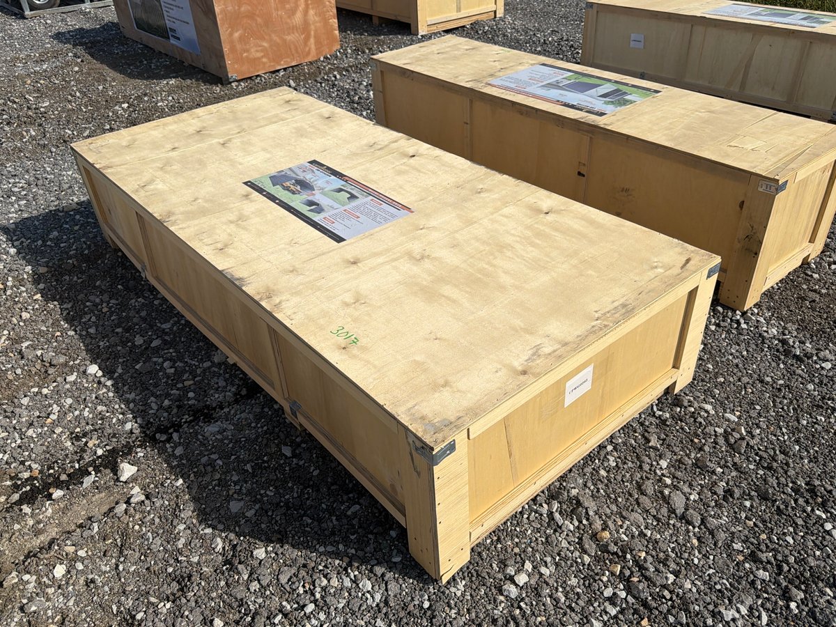 LandHonor LHR-CP2020FB 21ft x 20ft x 12ft Metal Garage Shed (Unused)