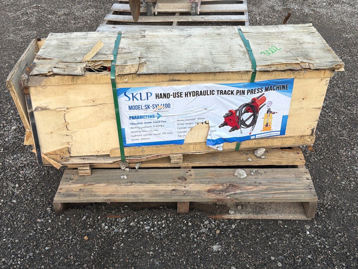 2026 SKLP SK-SYLJ100 HAND-USE HYDRAULIC TRACK PIN PRESS MACHINE (Unused)
