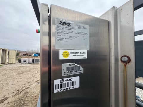 2019 Zeks 1550CFM Eclipse Skid-Mounted Desiccant Air Dryer System — photo 10