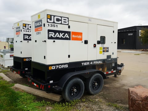 2022 JCB G70RST4F 70KVA Towable Diesel Generator — photo 4