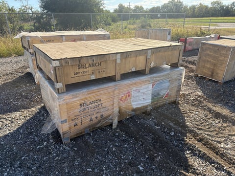 SDLANCH 25ft x 33ft Double Garage Metal Shed (Unused) — photo 2