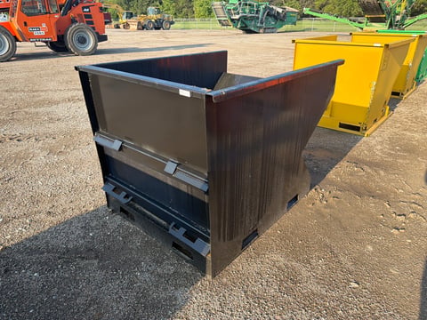 Kit Containers 2 Yard Skid Steer Trash Hopper — photo 3