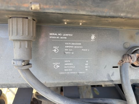 (2) Miller CP-302 CV/DC Mig Welders w/ Wire Feeders on Cart — photo 11
